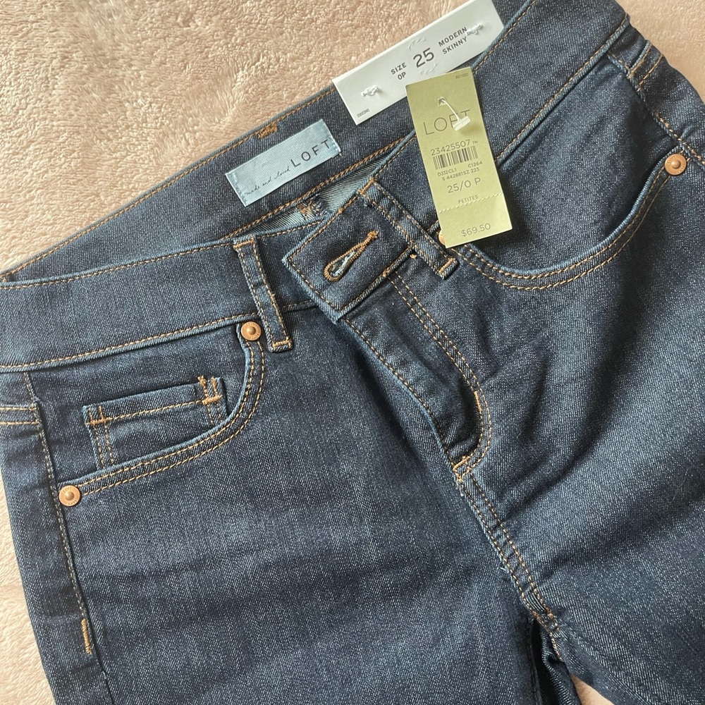 Loft skinny jeans Petite size 0p